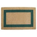 Nedia Home Nedia Home O2085 Single Picture - Green Frame 30 x 48 In. Heavy Duty Coir Doormat - Plain O2085